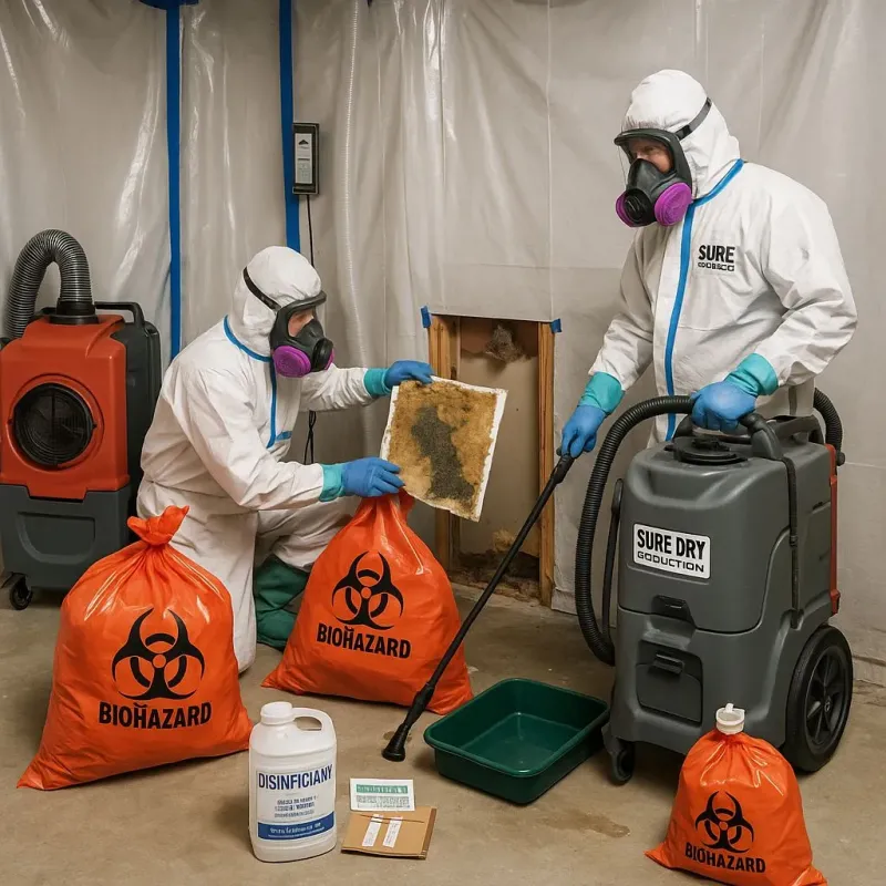 Contaminated Water Handling Protocols process in Gifford, IL